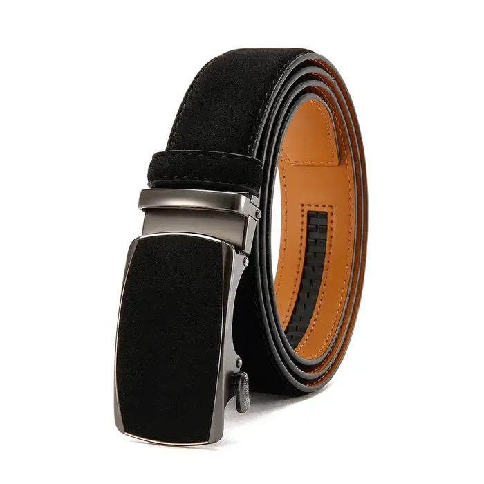 Ceinture de mode pour hommes, ceinture en cuir véritable pour hommes, ceintures automatiques, ceintu