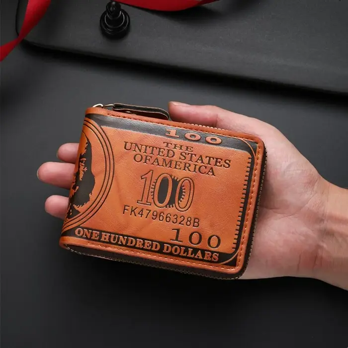 Porte-monnaie léger en cuir Pu
