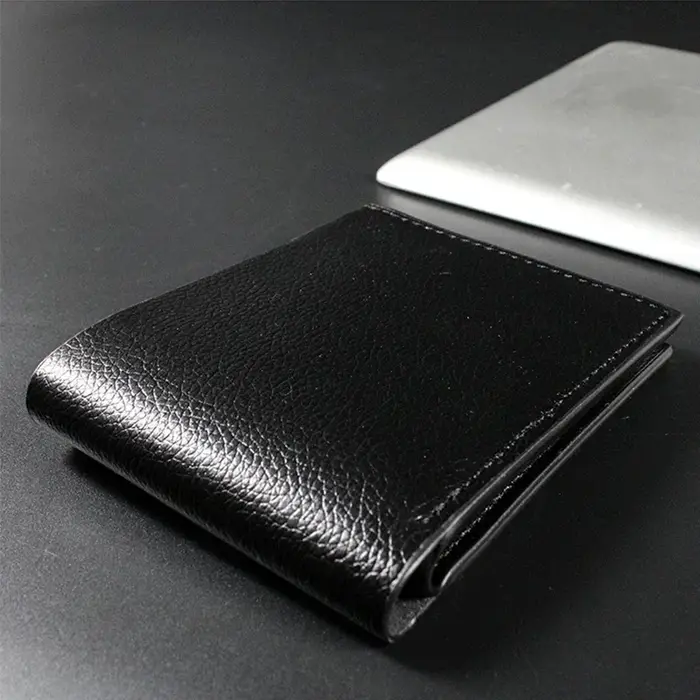 Portefeuilles pour hommes produit Premium pour Homme court noir Walet Portefeuille