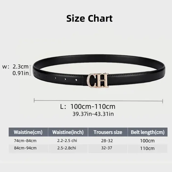 Ceinture femme rétro polyvalente à la mode
