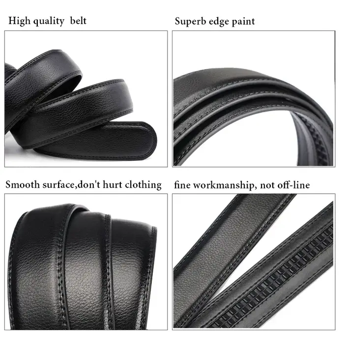 Ceinture en cuir véritable pour homme