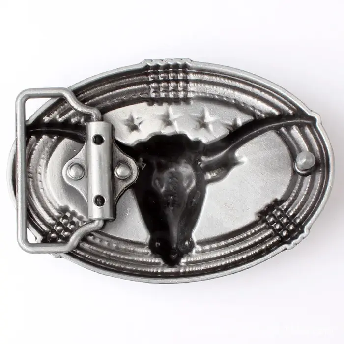 Boucle de ceinture tête de taureau