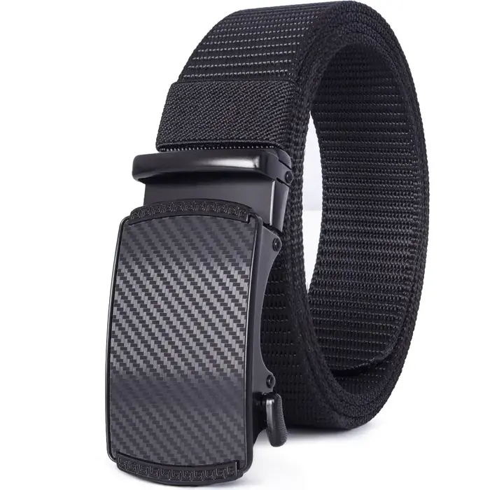 Ceinture en nylon respirant pour hommes et femmes, ceinture en cuir, designer Cowboy, extérieur, Dul