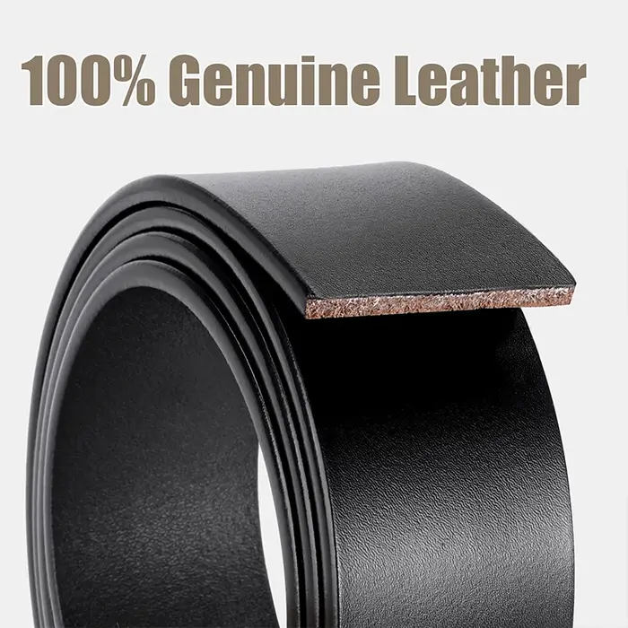Maikun – ceinture en cuir véritable pour hommes