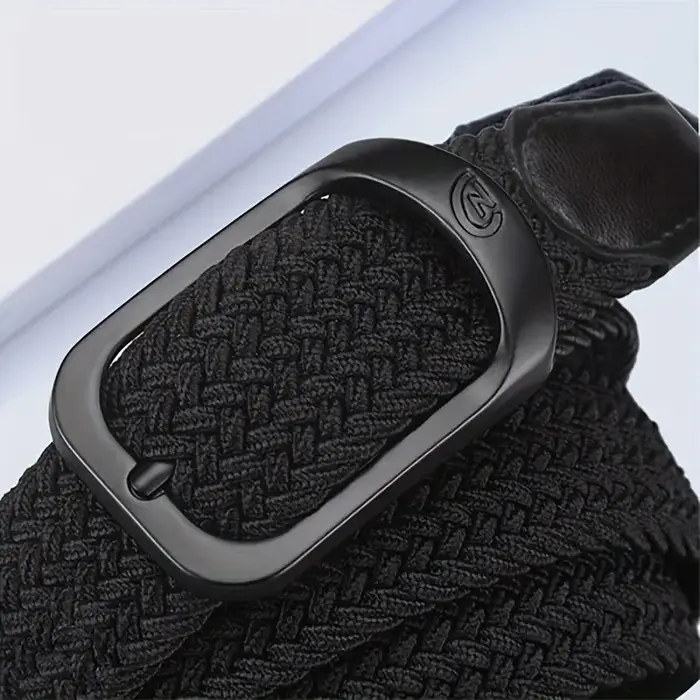 Ceinture élastique tissée décontractée pour hommes et femmes