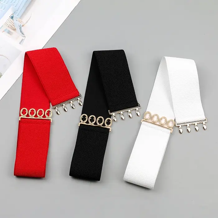 Ceinture large élastique pour femme