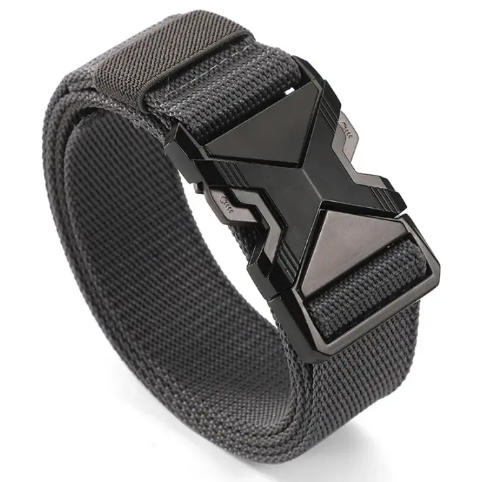 Ceintures de taille tactiques pour hommes, plusieurs Styles, ceinture à boucle en Nylon tressé, légère et respirante, pour les déplacements quotidiens, nouvelle collection