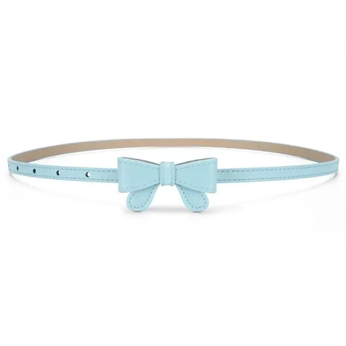 Ceinture en cuir à nœud papillon