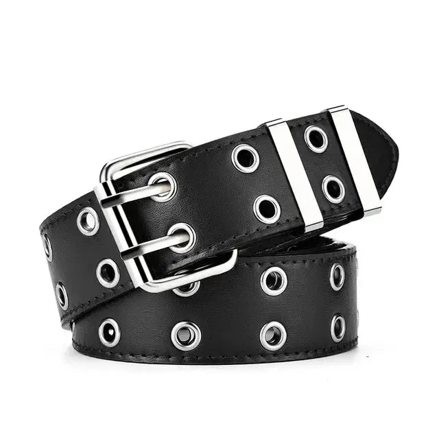 Ceintures en alliage pour femmes, chaîne de luxe pour cuir véritable, nouveau Style, boucle ardillon