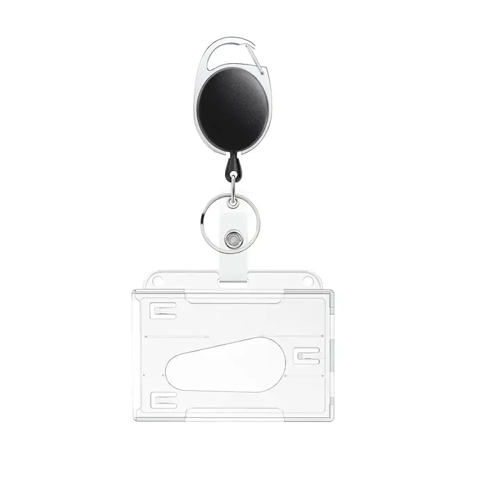 Porte-Danemark ge Transparent à Double Emplacement pour Cartes d'Identité
