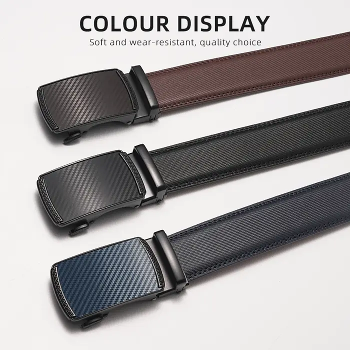 Ceinture en cuir véritable LAMBRUSSO pour homme