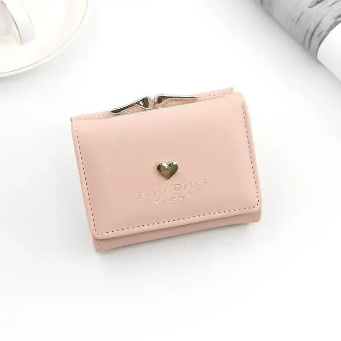 Portefeuille femme court dessin animé mignon zéro portefeuille haute qualité porte-monnaie sac fille