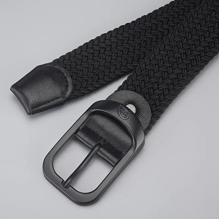 Ceinture élastique tissée décontractée pour hommes et femmes, ceinture de sport de plein air, ceintu