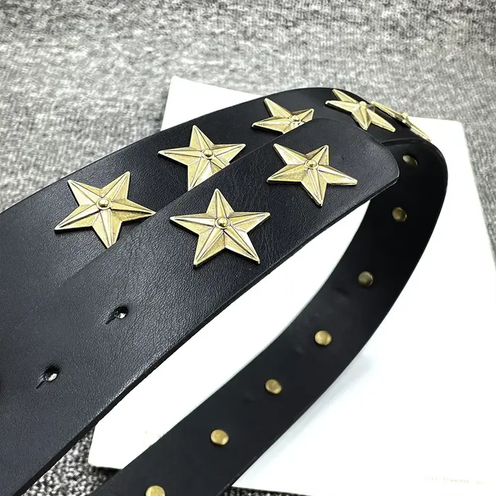 Ceinture à boucle étoile rétro Y2K Hip Hop tendance