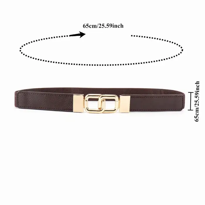 Ceinture de style européen et américain inspirée du temps