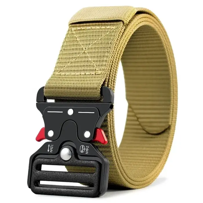 Ceinture d'extérieur multifonctionnelle pour hommes, toile de haute qualité pour nylon, ceinture de