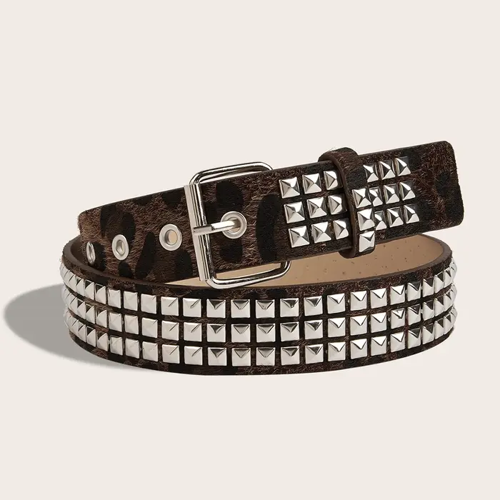 1 ceinture pour femme de style punk western