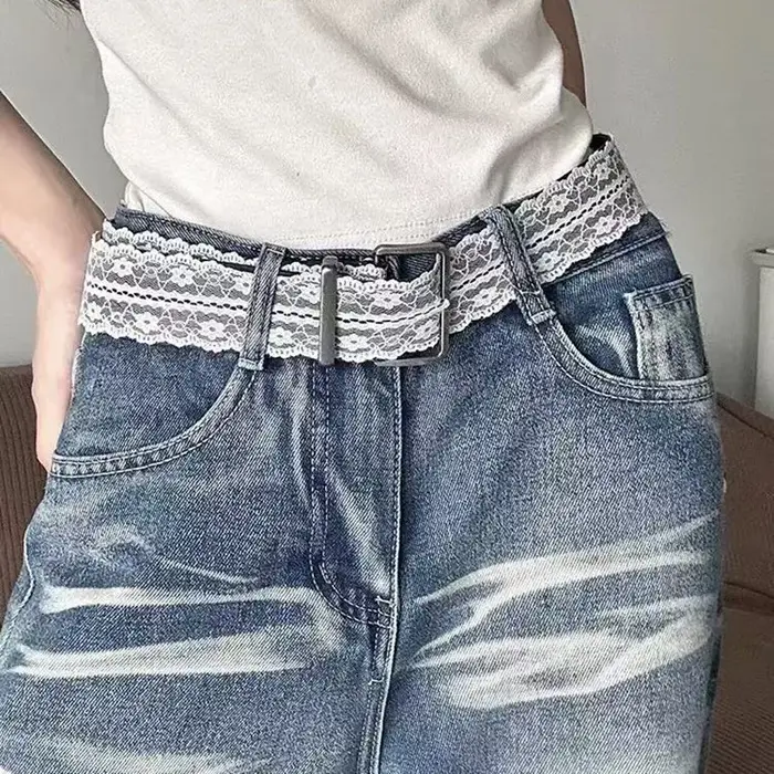 Ceinture de taille en dentelle pour femmes