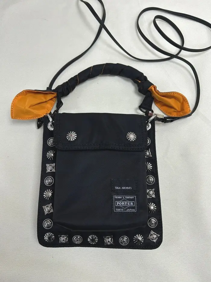Sac messager multifonction classique Porter Soft Stud, petit sac bandoulière pour homme, sac de voya