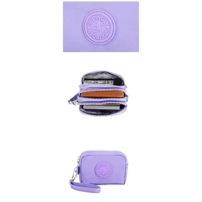 Portefeuilles pour femmes Portable Oxford tissu porte-monnaie coréen grande capacité portefeuille étanche