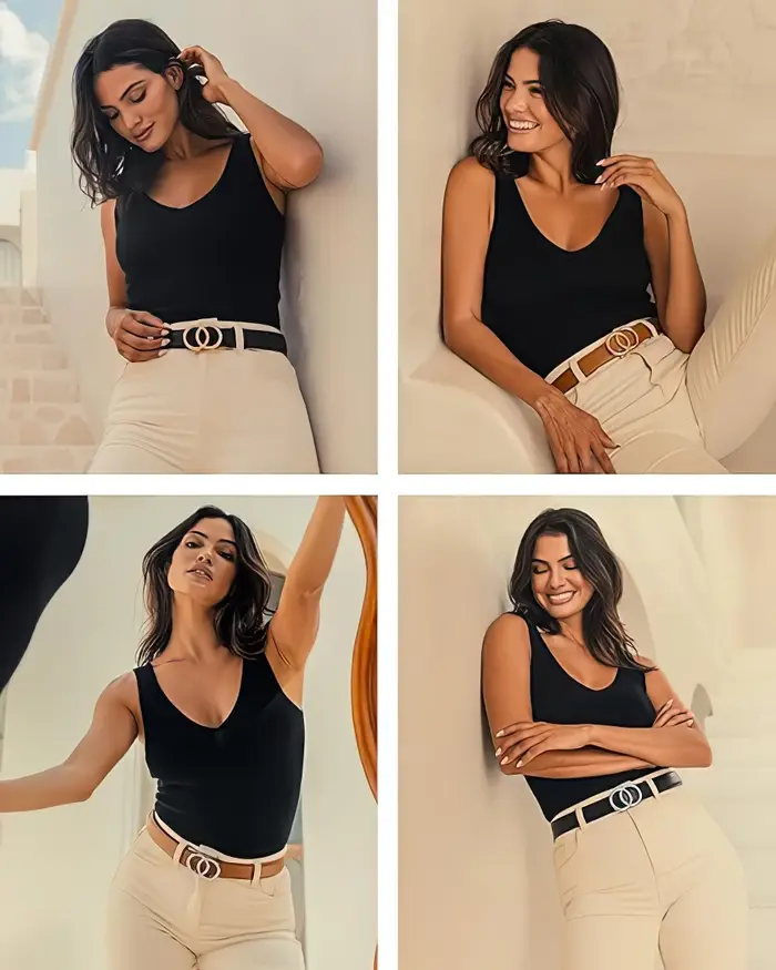 Ceinture à cliquet pour femmes