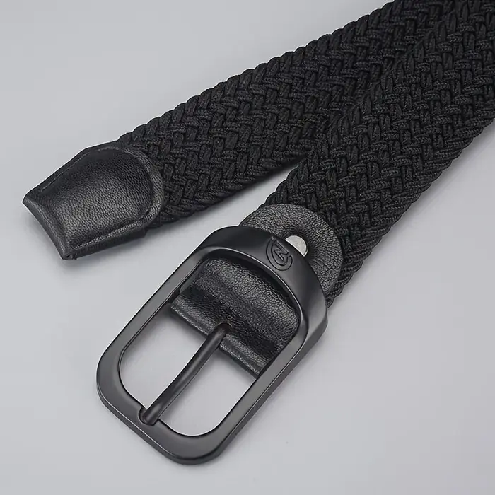 Ceinture élastique tissée décontractée pour hommes et femmes, ceinture de sport de plein air, pas be