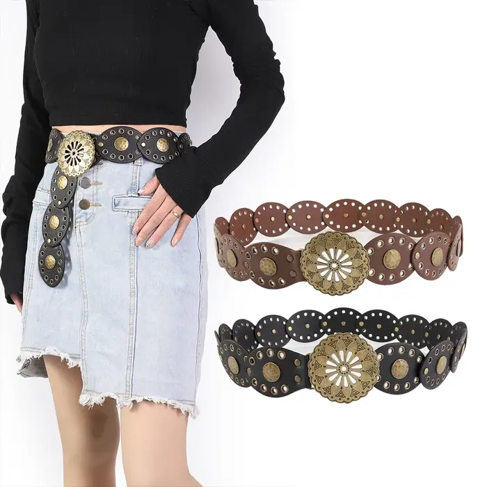 Ceinture de cowboy occidentale rétro