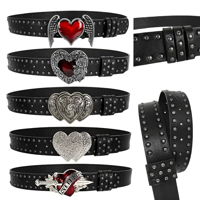 Ceinture gothique unisexe pour homme et femme