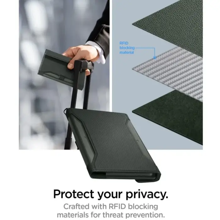 Protection Rfid porte-passeport portefeuille de voyage pour hommes en cuir Multi fonction