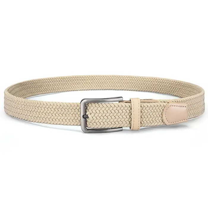 Ceinture élastique tressée pour hommes