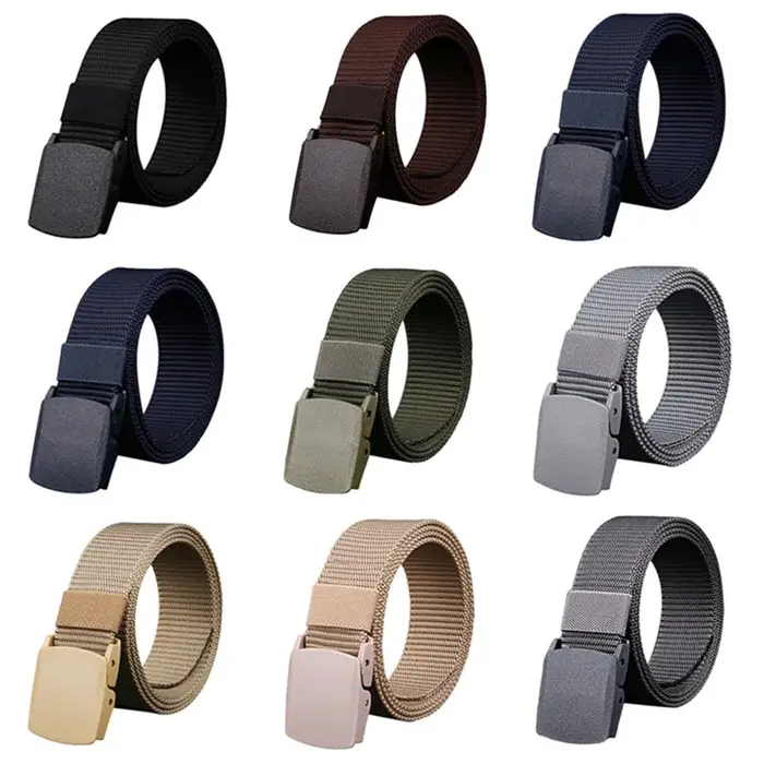 Ceinture en nylon souple pour hommes