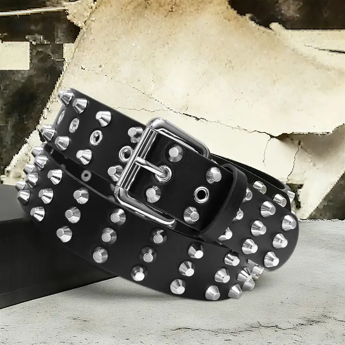 Ceinture cloutée Y2K pour femmes et hommes