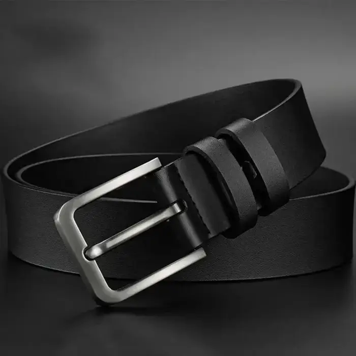 Ceintures à boucle ardillon carrée en alliage pour hommes