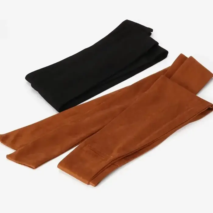 Helisopus nouvelles ceintures en daim pour femmes Corset Camel automne hiver ceinture femme ceinture solide nœud papillon larges ceintures