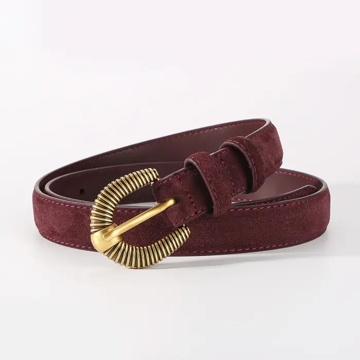 Ceinture en daim pour femmes