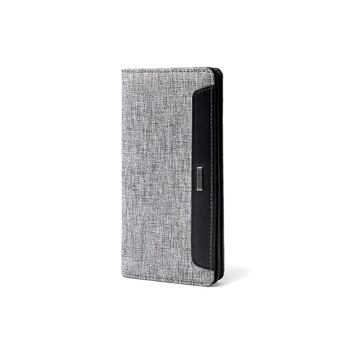 MARK RYDEN Portefeuille minimaliste long pour carnet de chèques, porte-cartes multi-cartes en tissu 