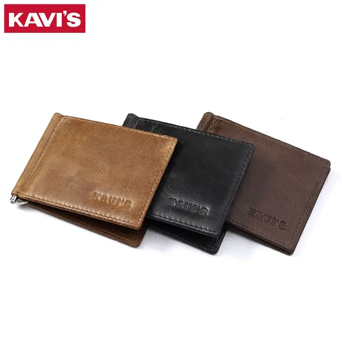 KAVIS – portefeuille mince minimaliste pour hommes
