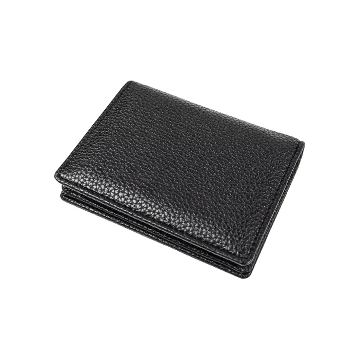 Porte-cartes de visite en cuir véritable