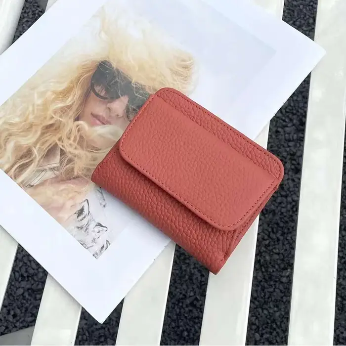 Portefeuilles en cuir véritable pour femmes