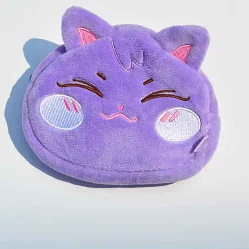 Porte-monnaie de dessin animé neutre voyage décontracté quotidien léger en peluche sac de rangement intérieur pour ATEEZ Kang Hyuk Chang Seul Ki