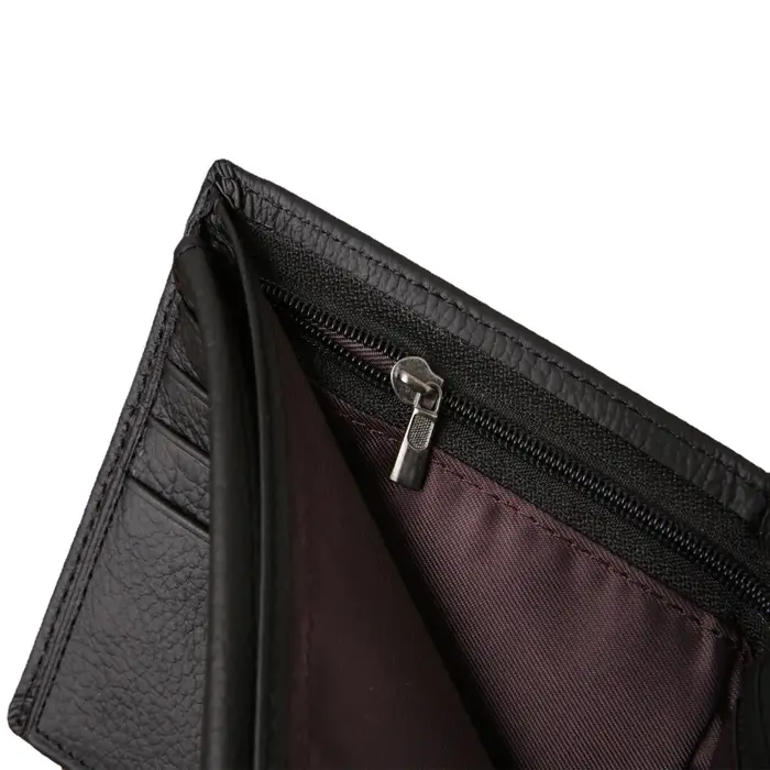 Portefeuille court en cuir décontracté pour homme