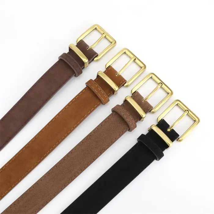 Ceinture en daim pour femmes