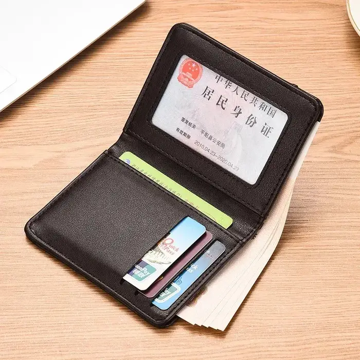 Petit portefeuille minimaliste ultra-fin pour hommes