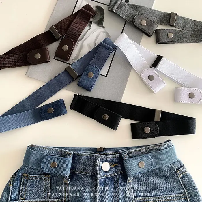 Ceinture élastique réglable et polyvalente pour jeans de loisirs