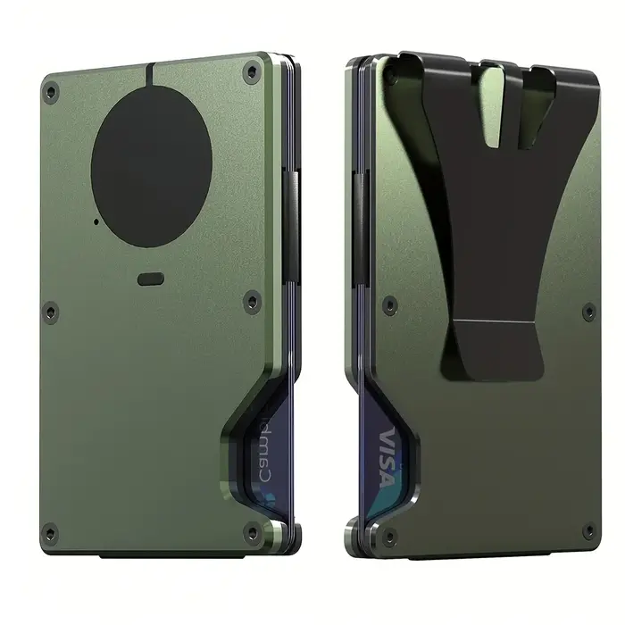 Portefeuille intelligent mince avec application Apple Find My