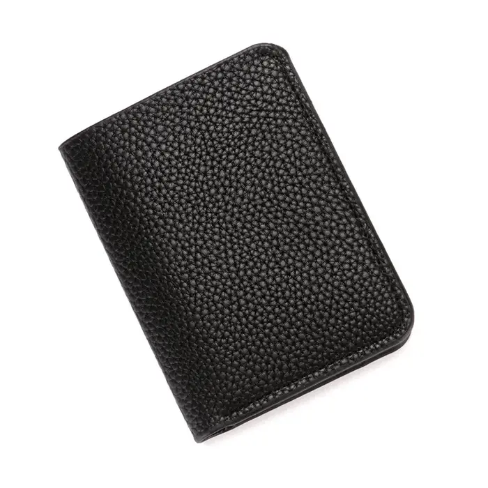 Portefeuille court en cuir PU pour hommes