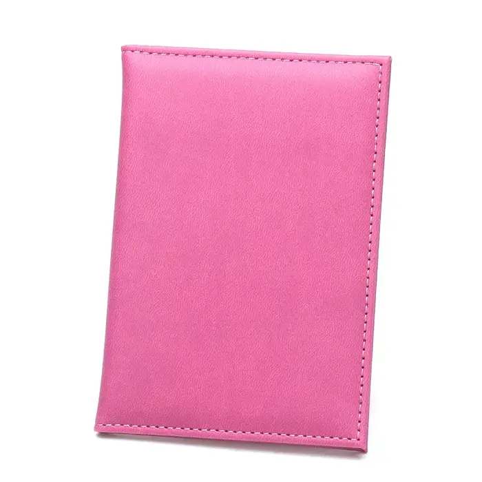 Porte-passeport léger et portable en cuir, personnalisable avec motif en relief, pour affaires, styl