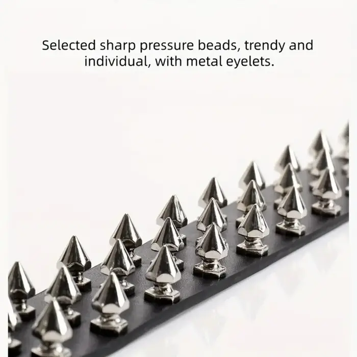 Ceinture rétro à rivets