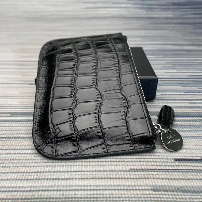 Porte-monnaie en cuir véritable pour hommes et femmes