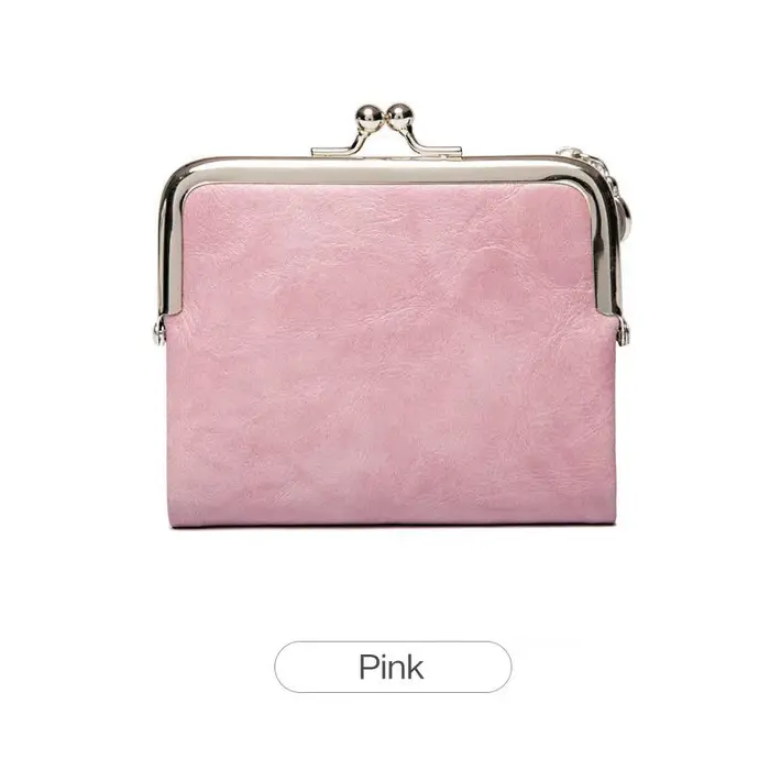 Portefeuille vintage en cuir pour femme